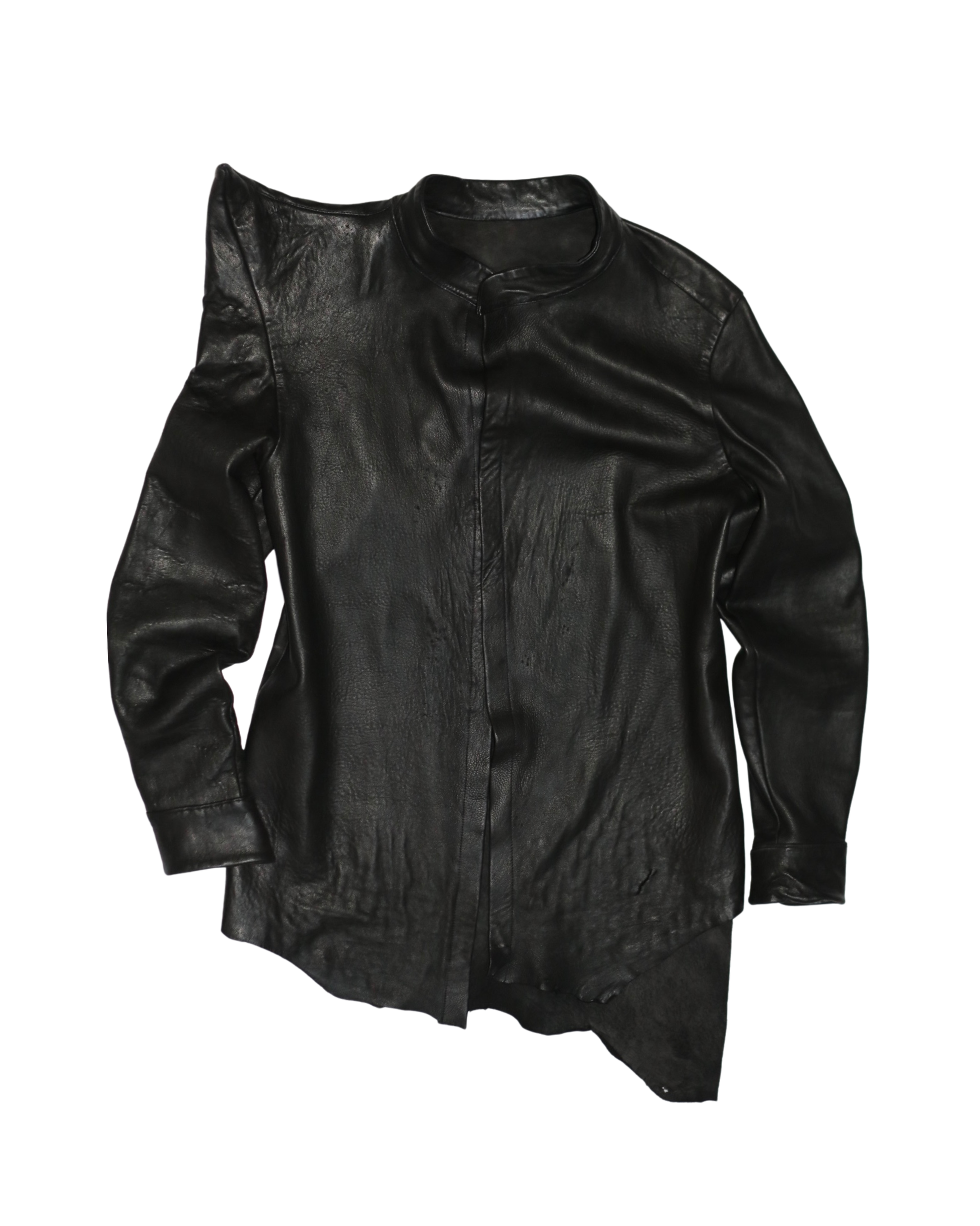 FREYR ISBLIKK LEATHER SHIRT