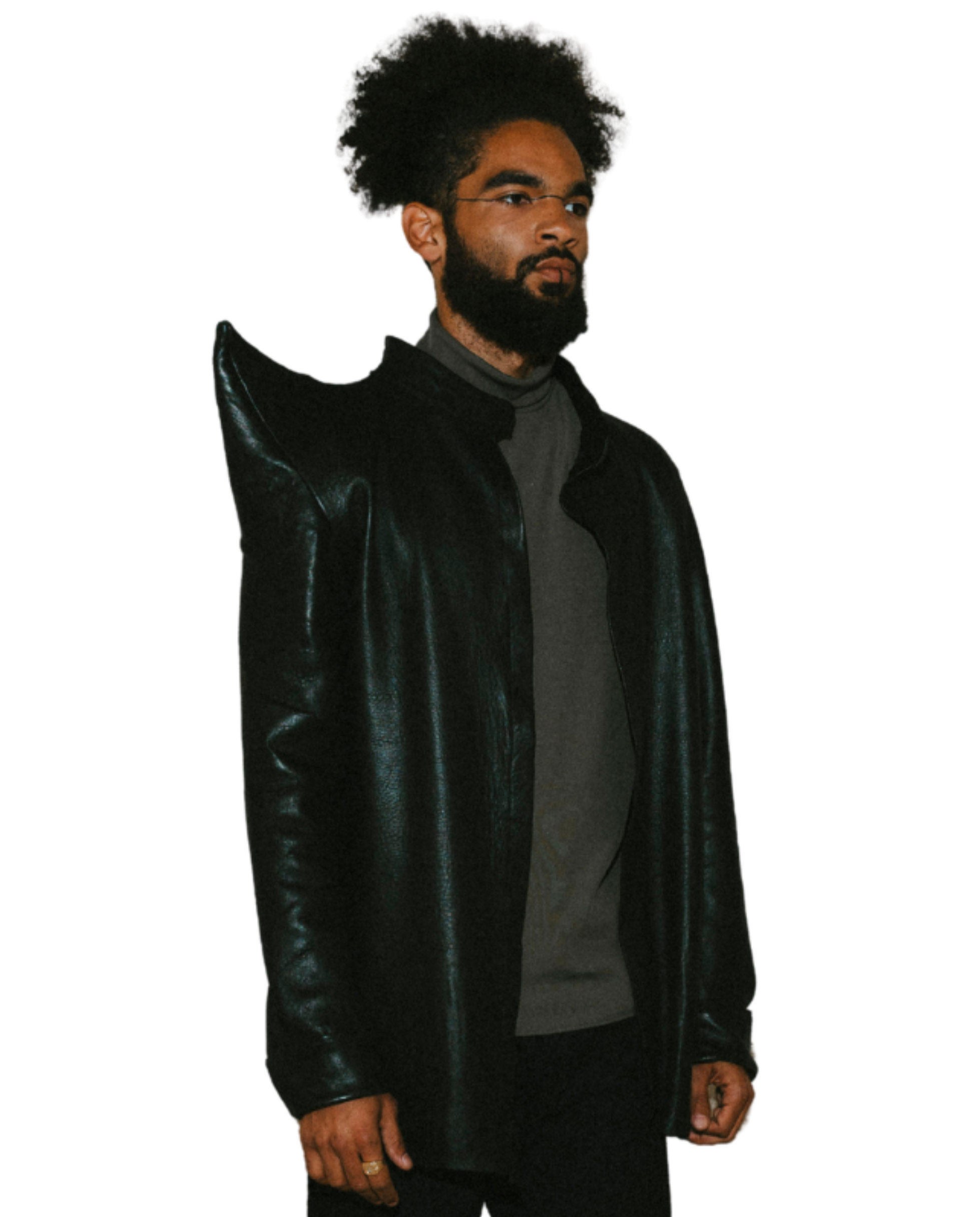 FREYR ISBLIKK LEATHER SHIRT