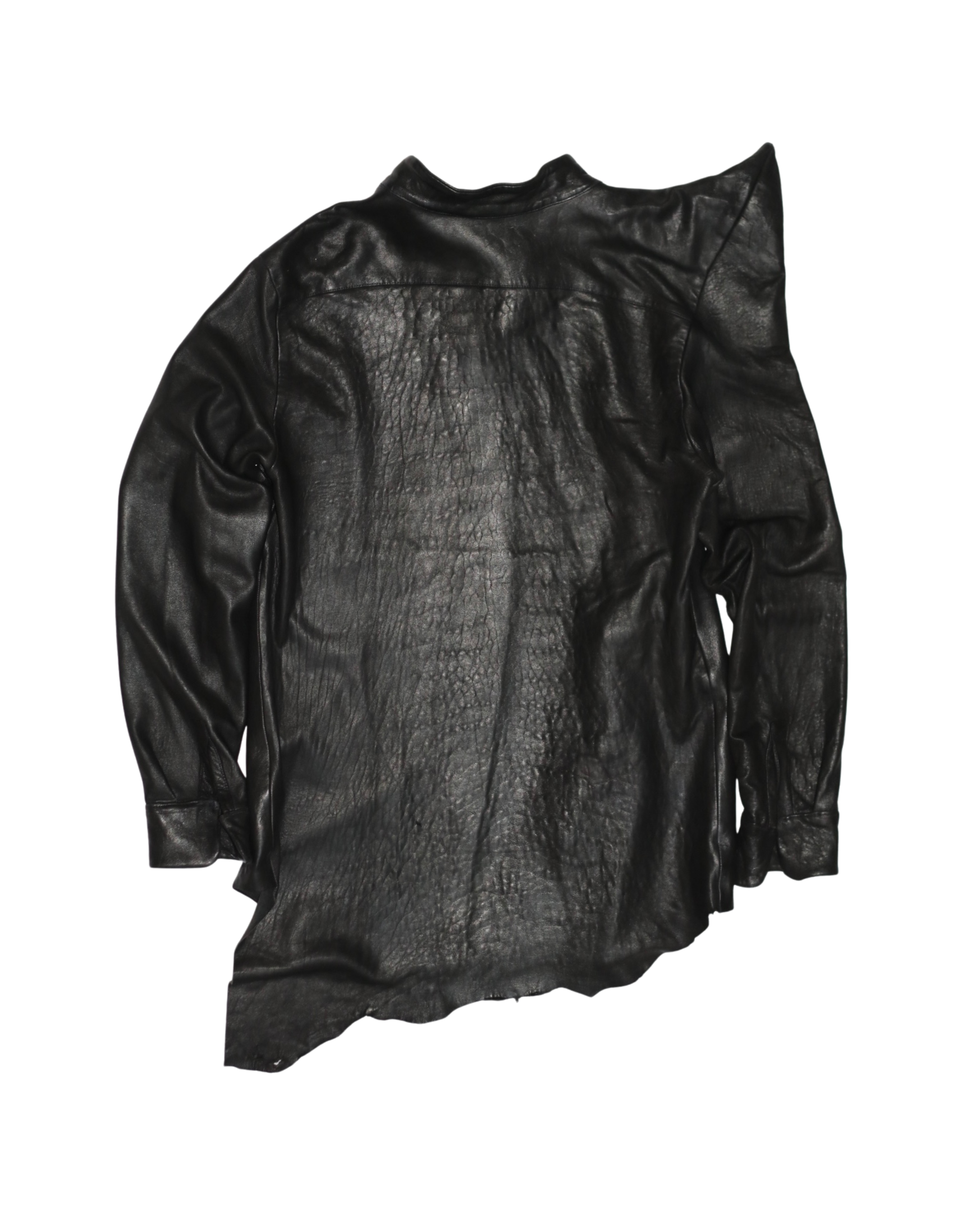 FREYR ISBLIKK LEATHER SHIRT