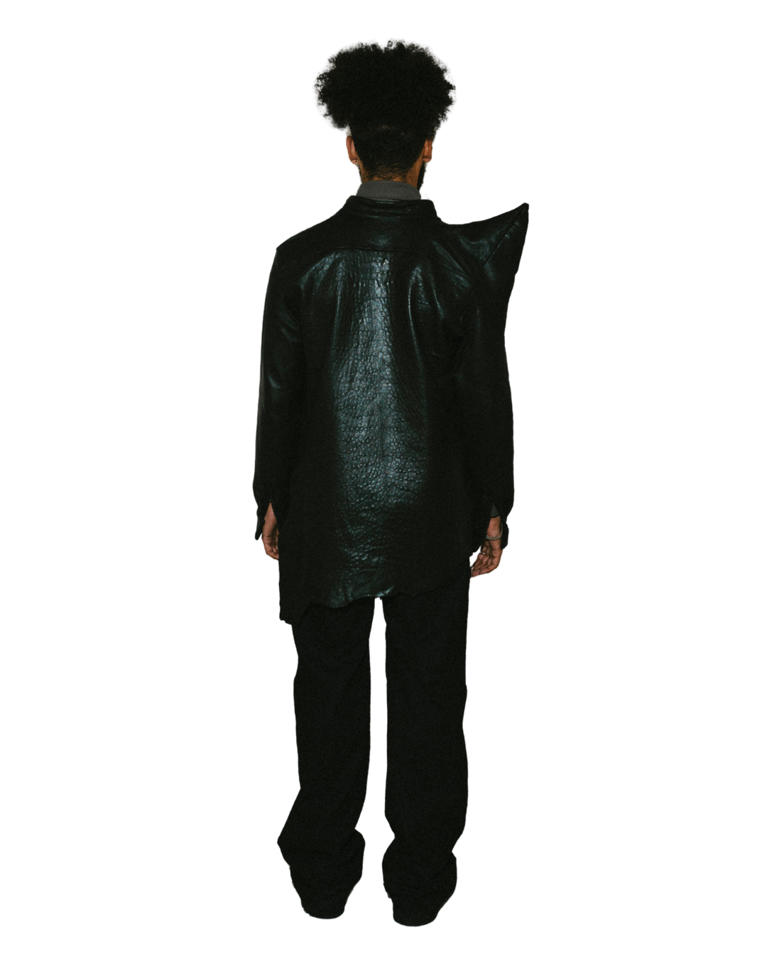 FREYR ISBLIKK LEATHER SHIRT