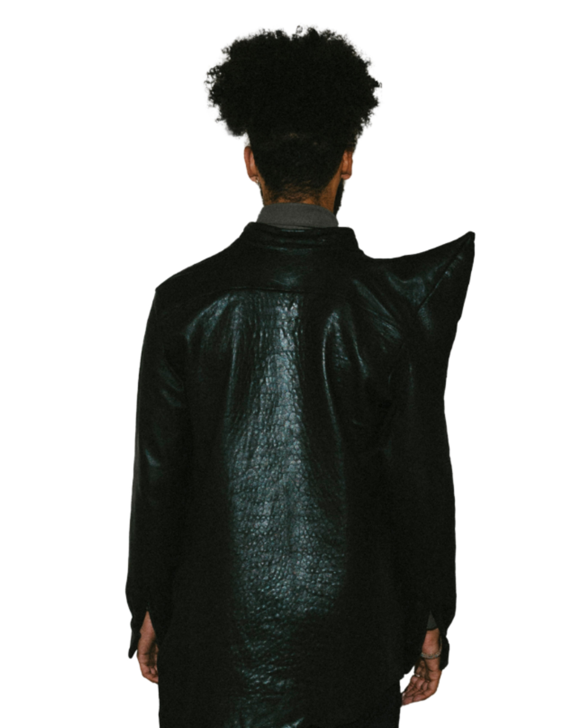 FREYR ISBLIKK LEATHER SHIRT