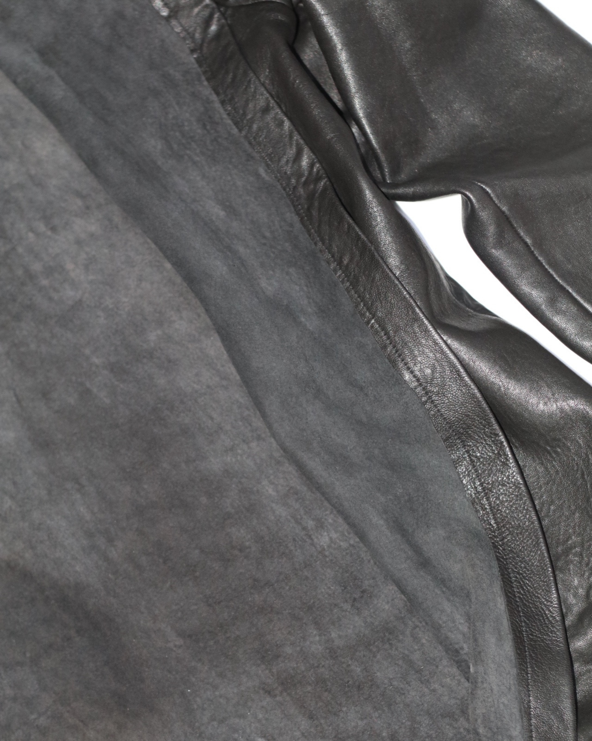 FREYR ISBLIKK LEATHER SHIRT